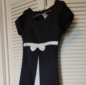 Black/White Girls Formal Dress